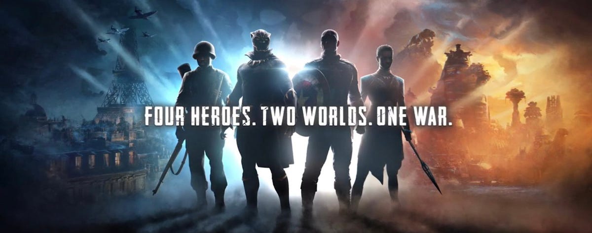 Tout est annoncé à J23 : Marvel, Star Wars, Disney et plus 9 Quatre héros se tiennent dans l'ombre dans le jeu Skydance Black Panther et Captain America