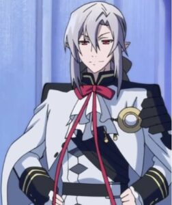 Top 15 des meilleurs mecs animés aux cheveux blancs et aux yeux rouges (2022) 10 Ferid Bathory (Séraphin de la Fin)