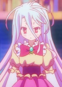 Top 15 des personnages animés avec Split Hair (Multicolored Hair 2022) 11 Shiro (pas de jeu pas de vie)