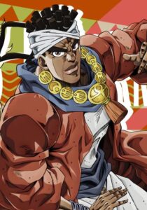 Top 15 des personnages d'Anime avec Dreads (Homme et Femme 2022) 11 Muhammad Abdul (L'aventure bizarre de Jojo)