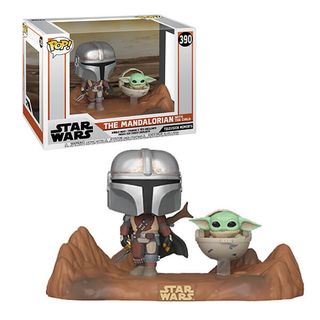 Star Wars : Le Mandalorien et l'Enfant (Baby Yoda) Funko Pop ! statuette Star Wars : Le Mandalorien et l'Enfant (Baby Yoda) Funko Pop ! statuette
