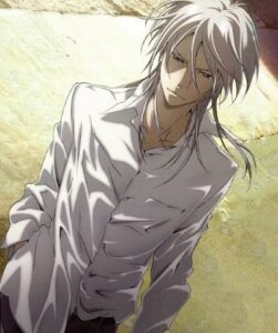 Top 10 des beaux mecs animés aux longs cheveux blancs (2022) 10 Shougo Makishima (Pass Psycho)