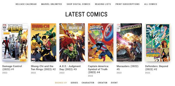 Est-ce que Marvel Unlimited en vaut la peine ? Prix, catalogue et plus 7 image de l'interface de navigation PC Marvel Unlimited