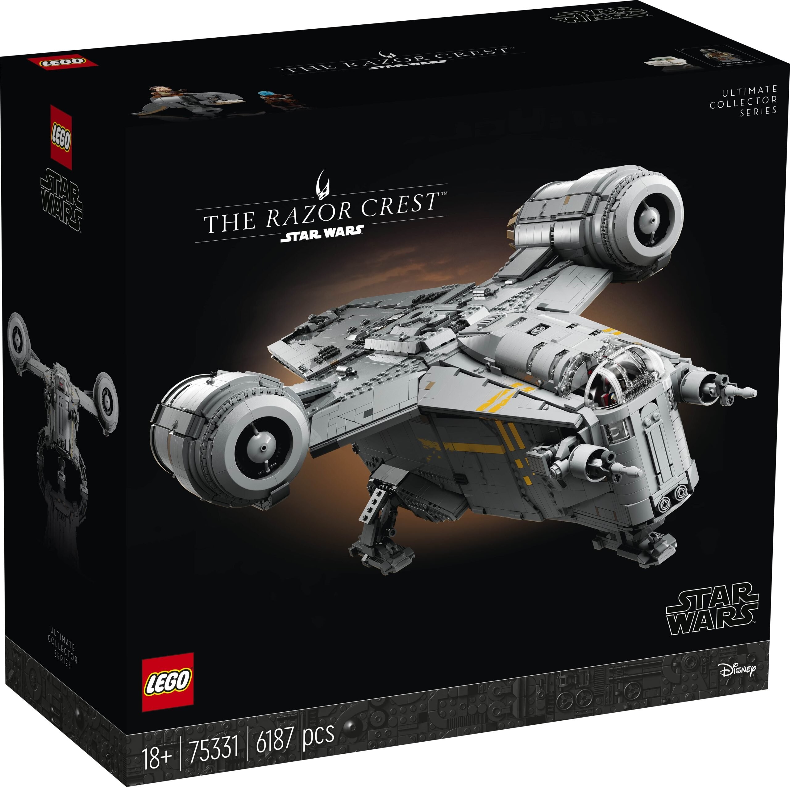 The Mandalorian's Razor Crest obtient un ensemble LEGO 6 méga-détaillé Ensemble LEGO Star Wars The Mandalorian The Razor Crest