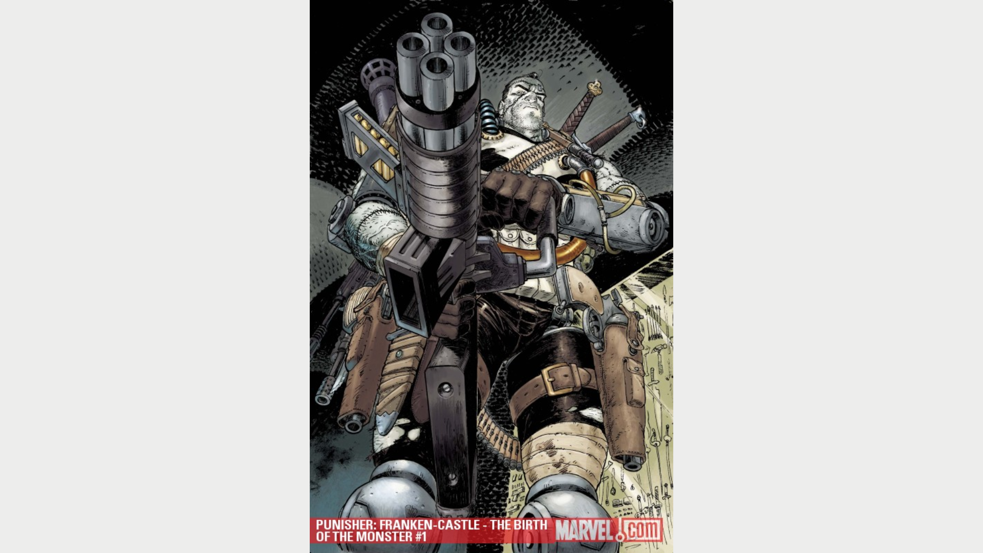 Meilleures bandes dessinées d'horreur Marvel | JeuxRadar+ 4 Le Punisher : Franken-Castle