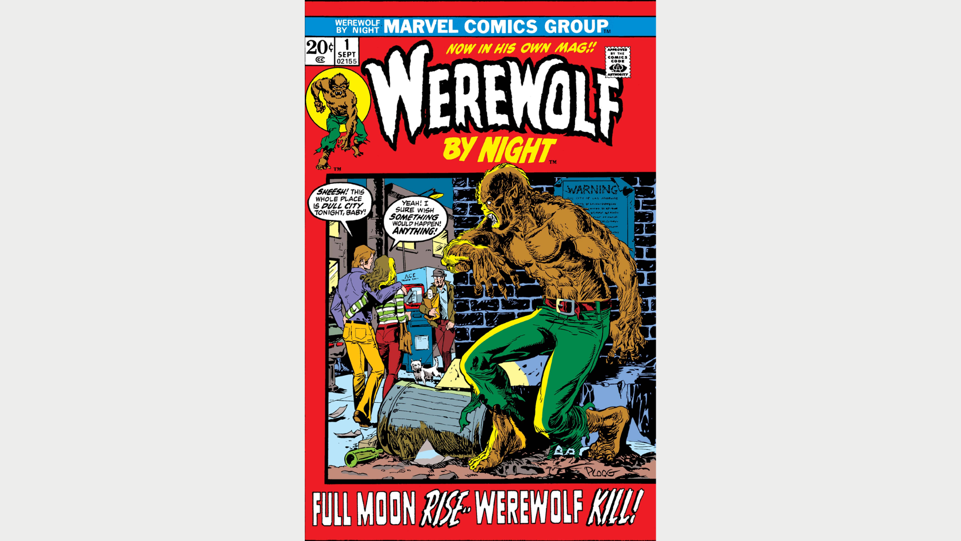 Meilleures bandes dessinées d'horreur Marvel | JeuxRadar+ 12 Loup-garou de nuit #1