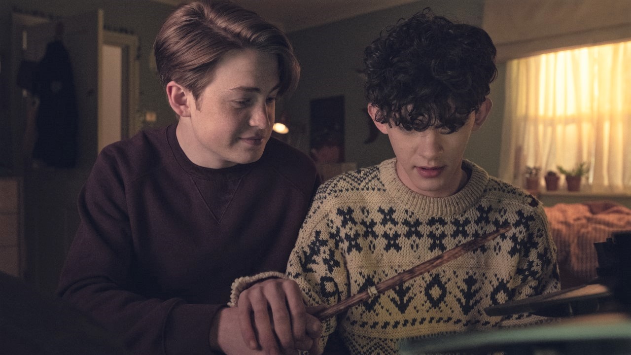 Charlie et Nick sur Heartstopper.