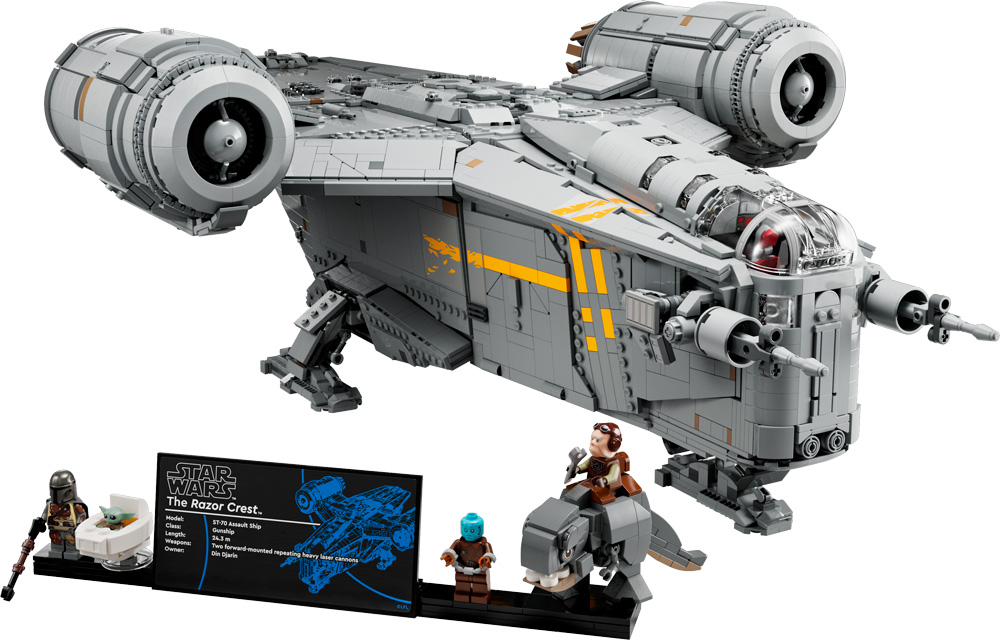 Ce nouveau LEGO Razor Crest est massif et super détaillé • The Pop Insider 8 Ce nouveau LEGO Razor Crest est massif et super détaillé • The Pop Insider - 7