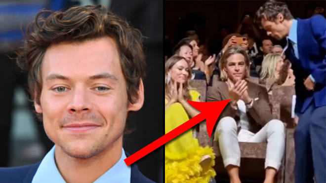 Harry Styles a-t-il craché sur Chris Pine ? Une enquête sur Don't Worry Darling... 2 Harry Styles a-t-il craché sur Chris Pine ? Une enquête sur Don't Worry Darling... - 1