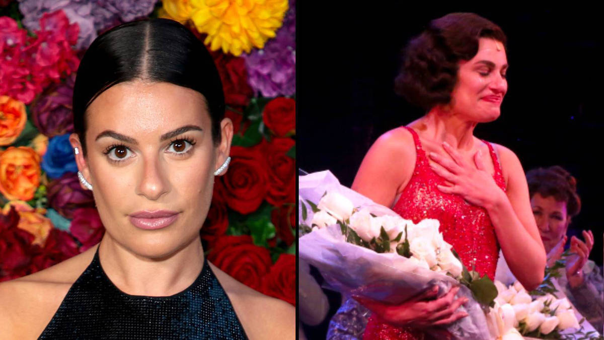 Lea Michele quitte le public de Funny Girl en points de suture grâce à la ligne de «lecture» 2 Lea Michele quitte le public de Funny Girl en points de suture grâce à la ligne de «lecture» - 1