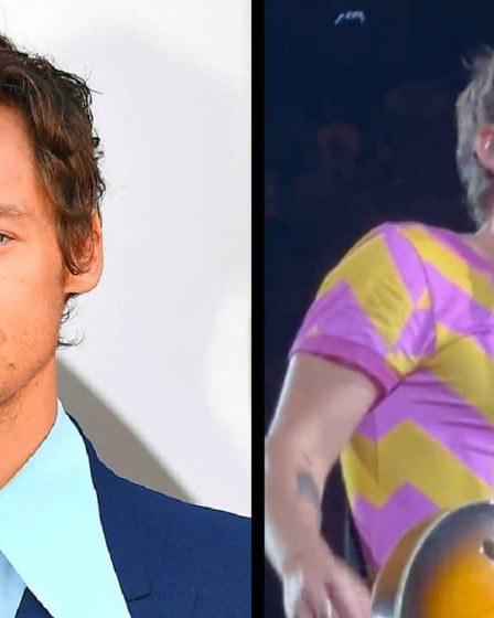 Harry Styles plaisante en disant qu'il a craché sur Chris Pine lors de la première de Don't Worry Darling 69 Harry Styles plaisante en disant qu'il a craché sur Chris Pine lors de la première de Don't Worry Darling - 68