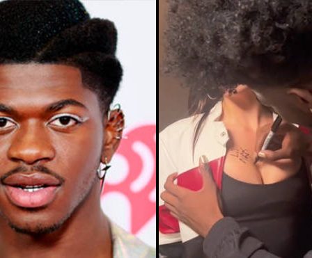 Lil Nas X signe les seins d'Addison Rae dans une vidéo virale TikTok 2 Lil Nas X signe les seins d'Addison Rae dans une vidéo virale TikTok - 1
