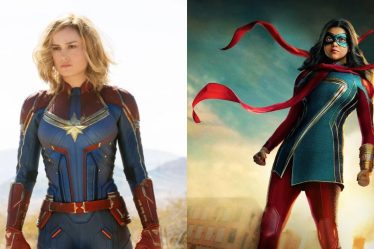 Brie Larson dit à Iman Vellani choqué que Mme Marvel est dans The Avengers Ride dans une adorable vidéo - 9