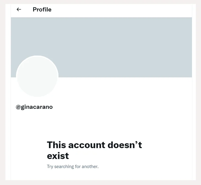 Twitter de Gina Carano Twitter de Gina Carano