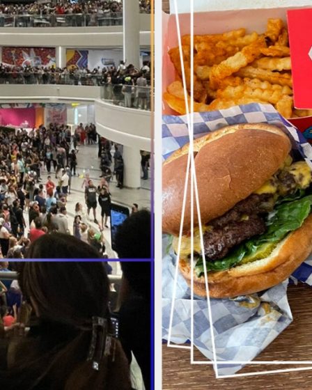 Je suis allé à l'emplacement MrBeast Burger au centre commercial American Dream - 5