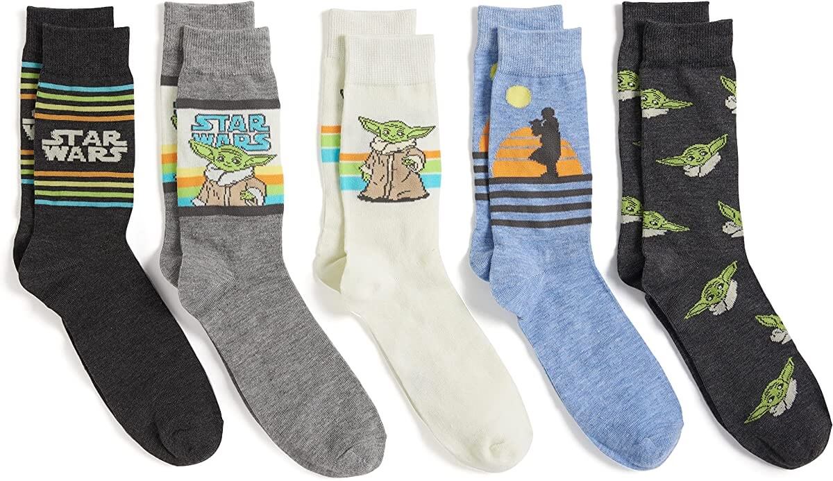 star wars l'équipage mandalorien chaussettes