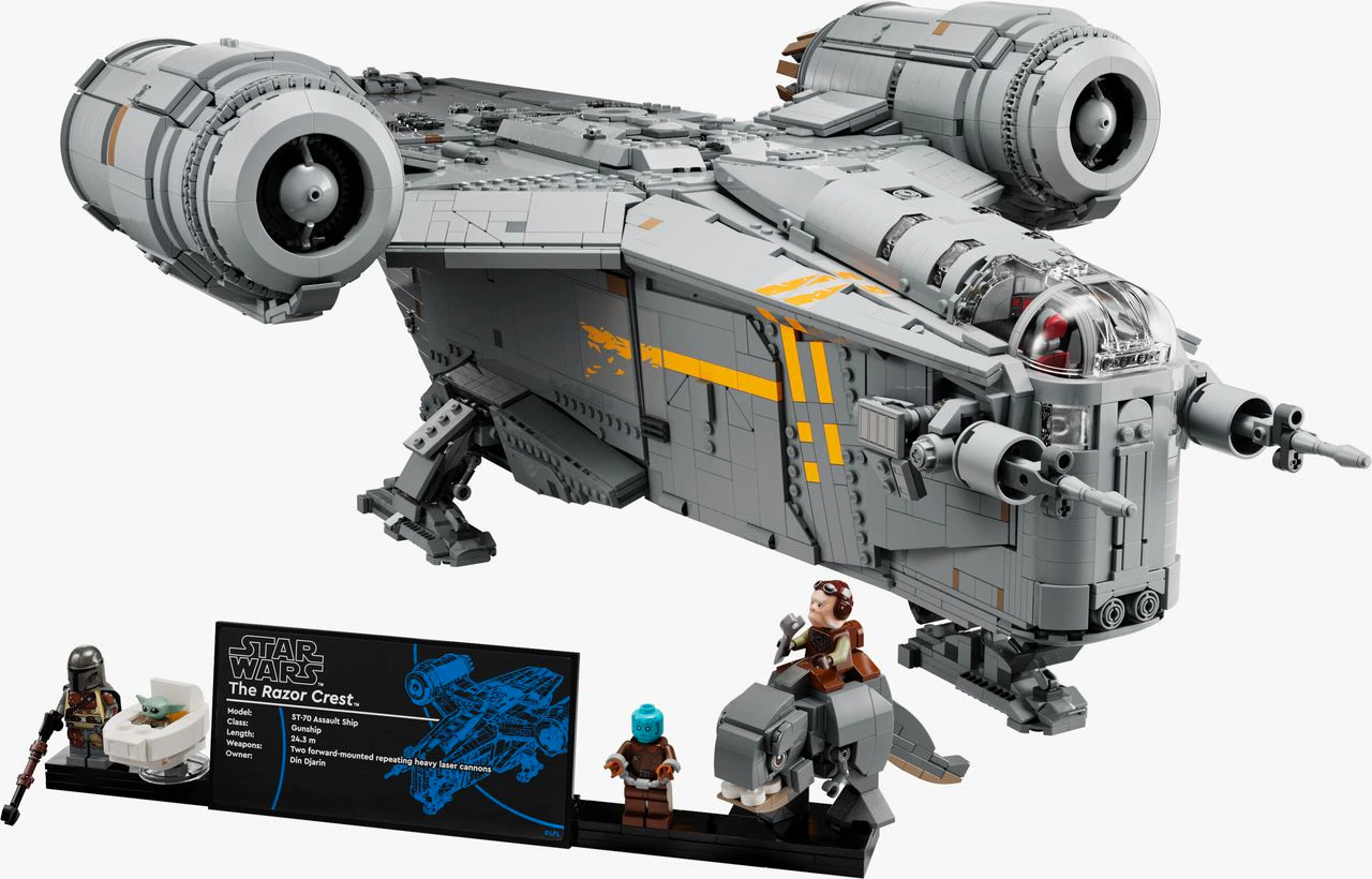 Nouveaux kits Lego que vous avez peut-être manqués - 'Star Wars: The Mandalorian' et 'Marvel Black Panther' 3 Crête de rasoir Lego Star Wars