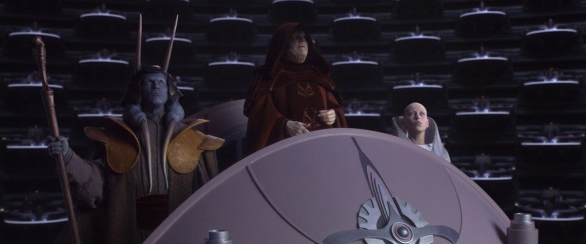 Récapitulatif de l'épisode 4 d'Andor : les héros rebelles de Star Wars travaillent dans l'ombre 13 L'Empereur Palpatine déclare la formation de l'Empire Galactique au Sénat dans Star Wars : La Revanche des Sith