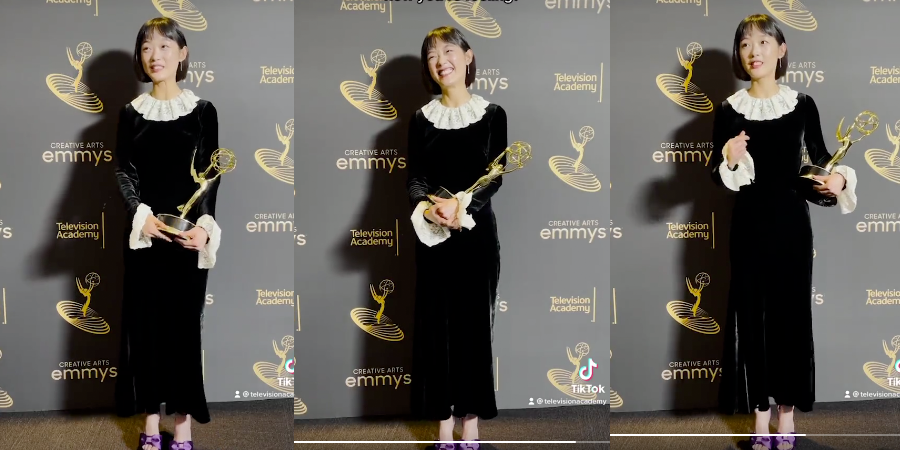 Squid GameLee Yoo Mi de devient la 1ère actrice sud-coréenne à remporter les Emmys │ GMA News Online 2 Squid GameLee Yoo Mi de devient la 1ère actrice sud-coréenne à remporter les Emmys │ GMA News Online - 1