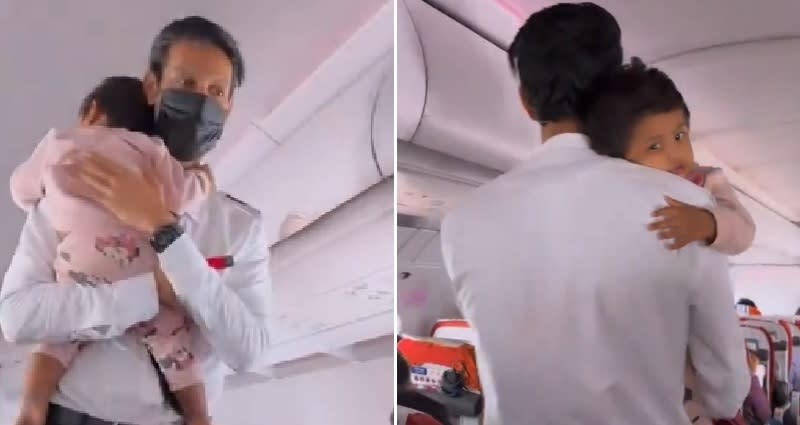 Un agent de bord d'Air India gagne les cœurs pour la façon dont il a manipulé un bébé qui pleure en plein vol 2 Un agent de bord d'Air India gagne les cœurs pour la façon dont il a manipulé un bébé qui pleure en plein vol - 1