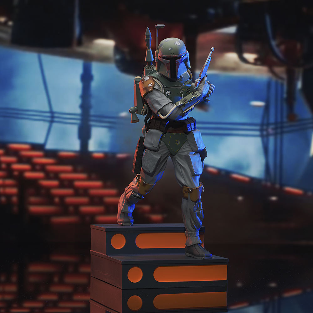 Achetez des exclusivités Star Wars au New York Comic Con 2022 5 Une statue de Boba Fett exclusive à la convention NYCC 2022.