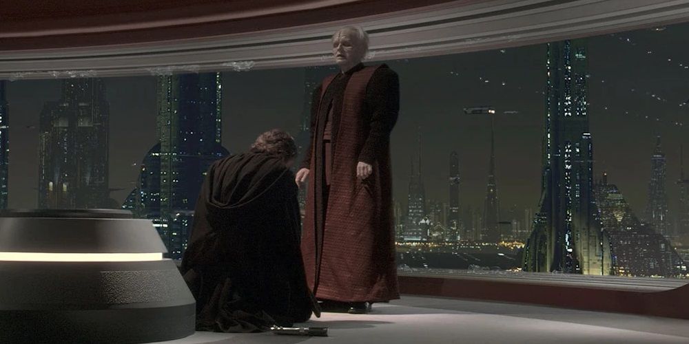 10 choses de The Sith Revenge que les Redditors dérangent toujours 11 Vader s'engage envers Palpatine dans Revenge of the Sith