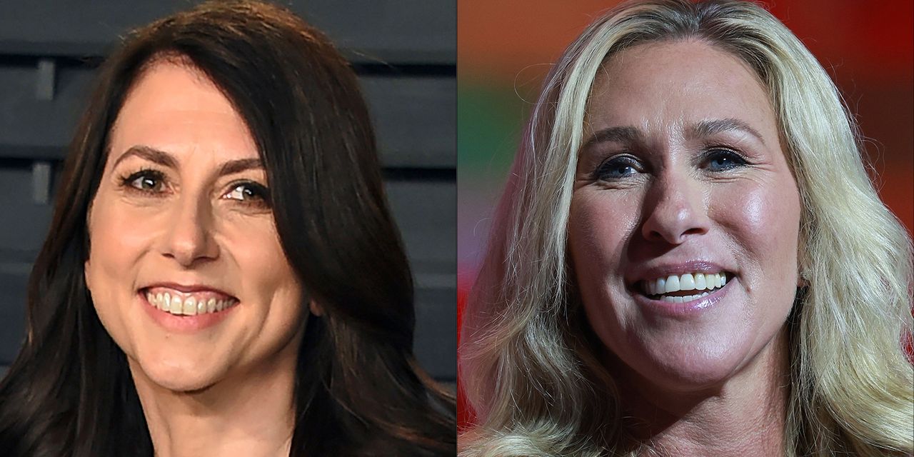 Marjorie Taylor Greene et MacKenzie Scott sont tous les deux en train de divorcer. Leurs cas ont deux différences critiques – et une similitude clé. 2 Marjorie Taylor Greene et MacKenzie Scott sont tous les deux en train de divorcer. Leurs cas ont deux différences critiques – et une similitude clé. - 1