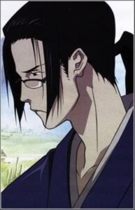 Top 15 des mecs animés aux longs cheveux noirs (2022) 12 Jin (Samouraï Champloo)