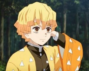 Top 15 des mecs animés les plus chauds aux cheveux blonds 7 Zenitsu Agatsuma (tueur de démons)
