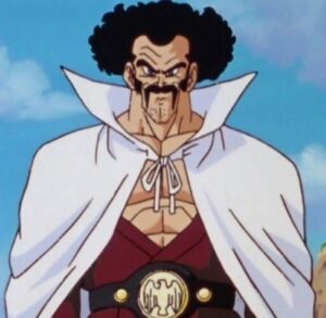 15 mecs d'anime les plus cool avec des cheveux bouclés (liste) 5 M. Satan (série Dragon Ball)