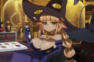 Top 15 des personnages d'anime les plus chauds avec collier 8 Great Witch Demia (Examinateurs interspécifiques)