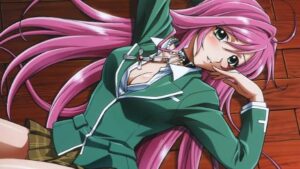 Top 15 des personnages d'anime les plus chauds avec collier 13 Moka Akashiya (Rosaire + Vampire)