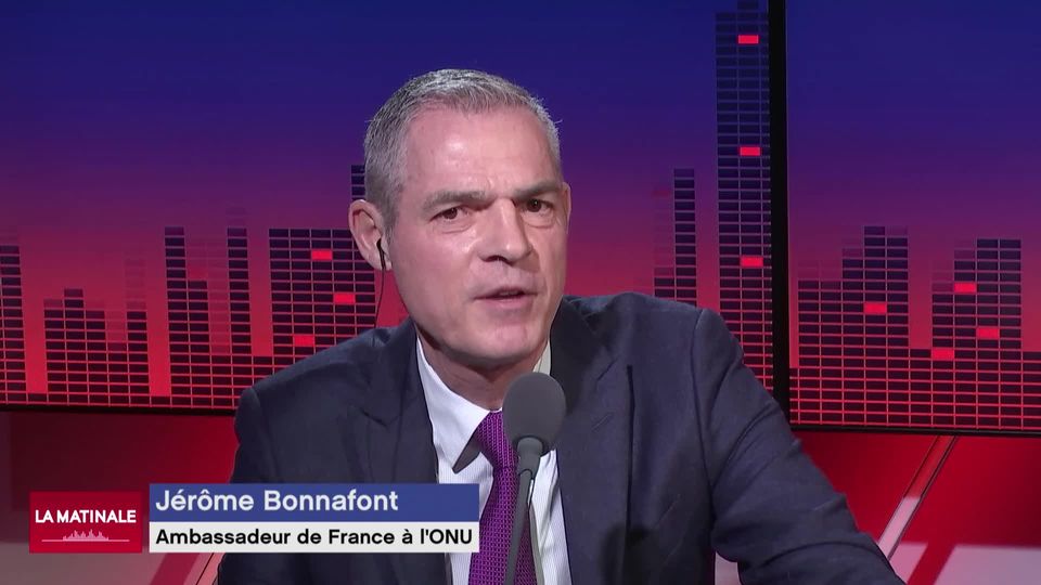 Guest of La Matinale (video) - Jérôme Bonnafon, Ambassador of France to the UN [RTS]