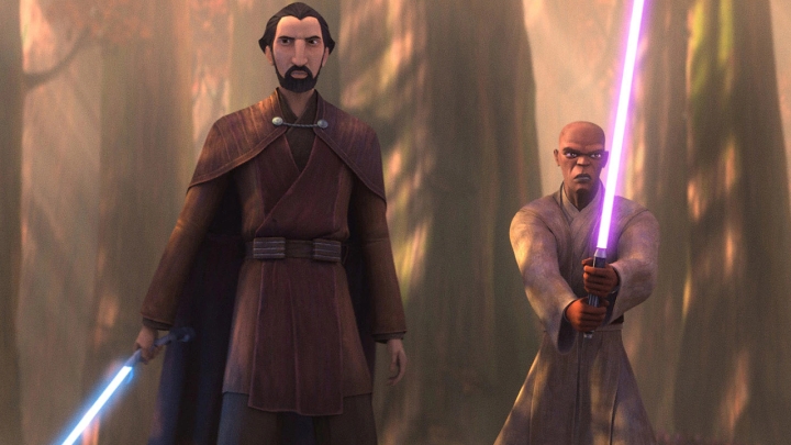 Revue Star Wars Tales of the Jedi : un conte trop familier 6 Dooku et Mace Windu dans Tales of the Jedi