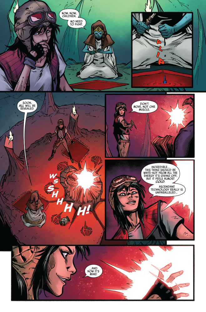 L'étincelle éternelle dans un extrait du Docteur Aphra
