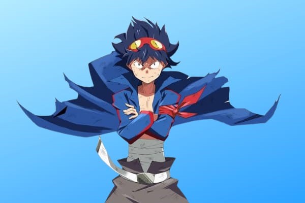 15 personnages animés attrayants avec des bandages 4 Simon (Tengen Toppa Gurren lagann)
