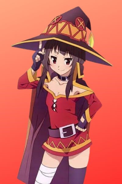 15 personnages animés attrayants avec des bandages 5 Megumin (KonoSuba)