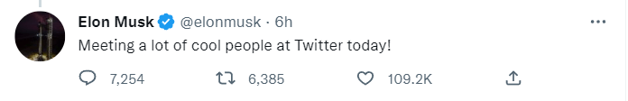 Dogecoin explose alors qu'Elon Musk prend d'assaut le siège social de Twitter › 2 Dogecoin explose alors qu'Elon Musk prend d'assaut le siège social de Twitter › - 1