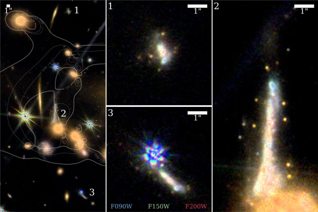 Les toutes premières étoiles de l'univers, identifiées grâce au télescope James Webb › 3 cierge magique