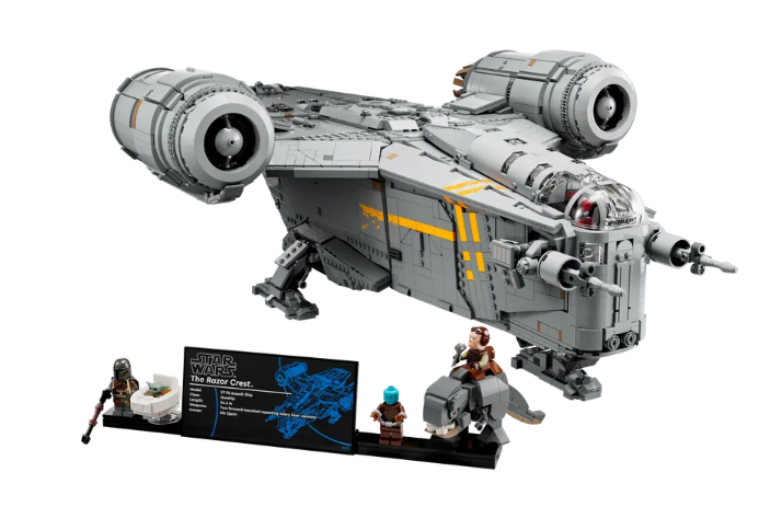 'Star Wars: The Mandalorian' Ensemble Razer Crest USC LEGO à lancer: 6 187 pièces à 599,99 $ 2 'Star Wars: The Mandalorian' Ensemble Razer Crest USC LEGO à lancer: 6 187 pièces à 599,99 $ - 1