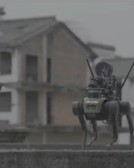 Un drone chinois largue un chien robot tueur "dans une zone de guerre" alors que Xi "vise l'invasion d'un essaim aérien à Taïwan" - Reuters › - 58