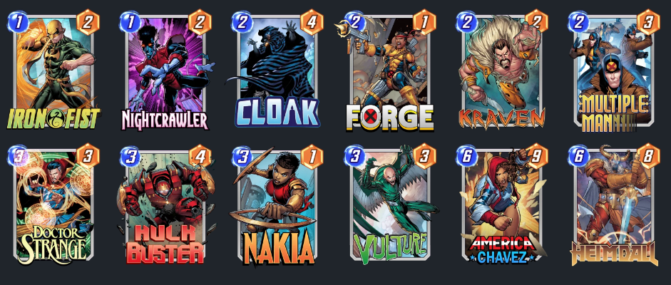 Guide de déplacement du deck Marvel Snap | Meilleurs decks de mouvements dans Marvel Snap 6 Guide de déplacement du deck Marvel Snap | Meilleurs decks de mouvements dans Marvel Snap - 5