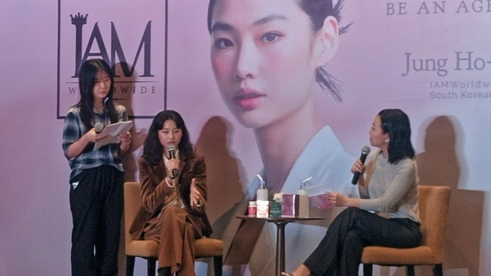 [EXCLUSIVE] L'actrice/mannequin Jung Ho Yeon parle de la série à succès de Netflix 'Squid Game,' projets d'acteur à venir, et plus encore lors de la conférence de presse de Manille - 7