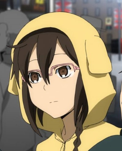 Liste des 15 personnages d'anime japonais avec des sweats à capuche 16 Mairu Orihara (Durarara !)