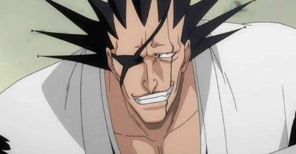 Découvrez 15 personnages animés avec cache-œil (liste) 5 Kenpachi Zaraki (eau de Javel)