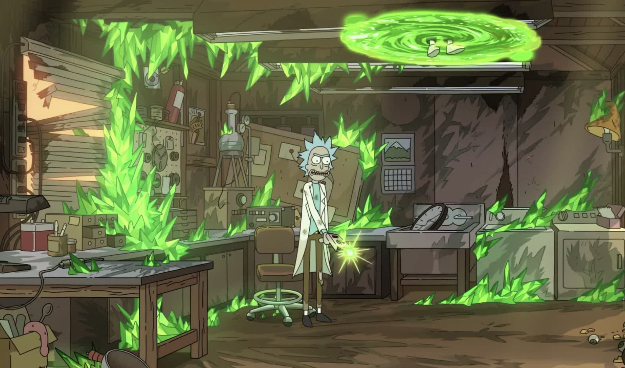 Rick et Morty construisent une maison avec trois murs dans "Full Meta Jackrick". 2 Rick et Morty construisent une maison avec trois murs dans "Full Meta Jackrick". - 1