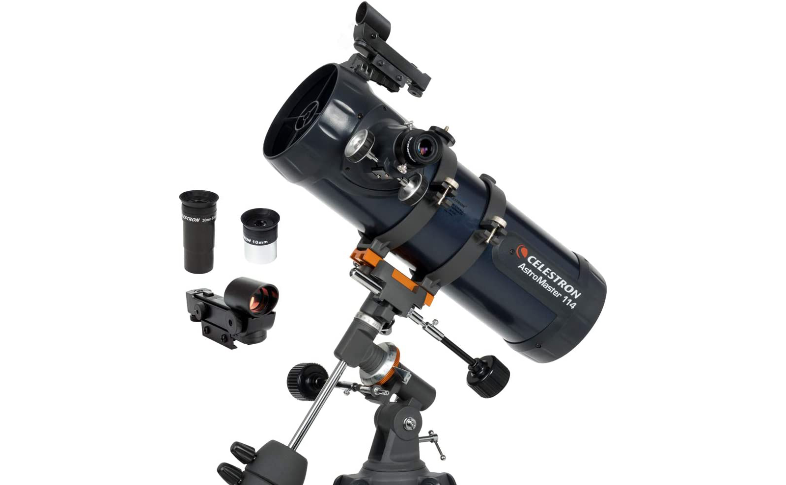 Télescopes, casques VR, Lego et plus › Geek News 4 Télescope Celestron AstroMaster 114 EQ avec réflecteur newtonien