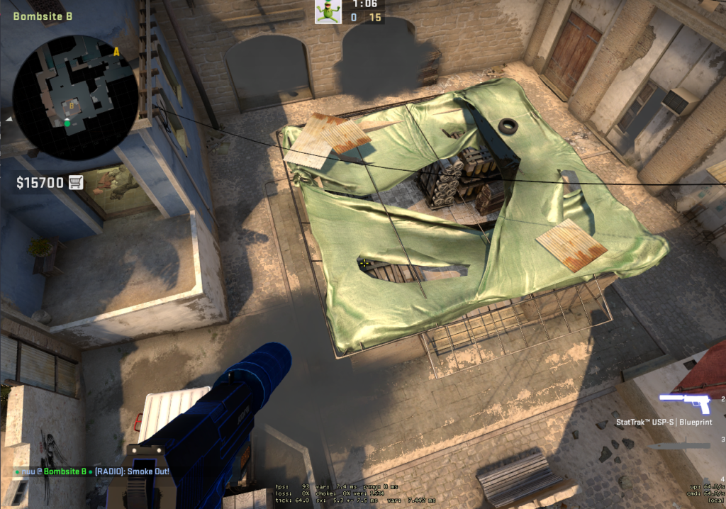 Meilleurs spots de fumée sur la carte CS:GO Mirage | Chaque angle de fumée Mirage que vous devez connaître 10 Meilleurs spots de fumée sur la carte CS:GO Mirage | Chaque angle de fumée Mirage que vous devez connaître - 9