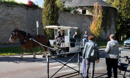 "Un calme doux": les rues de France résonnent à nouveau au son des chevaux au travail | France 4 Les résidents disent que regarder un cheval passer les rend heureux.