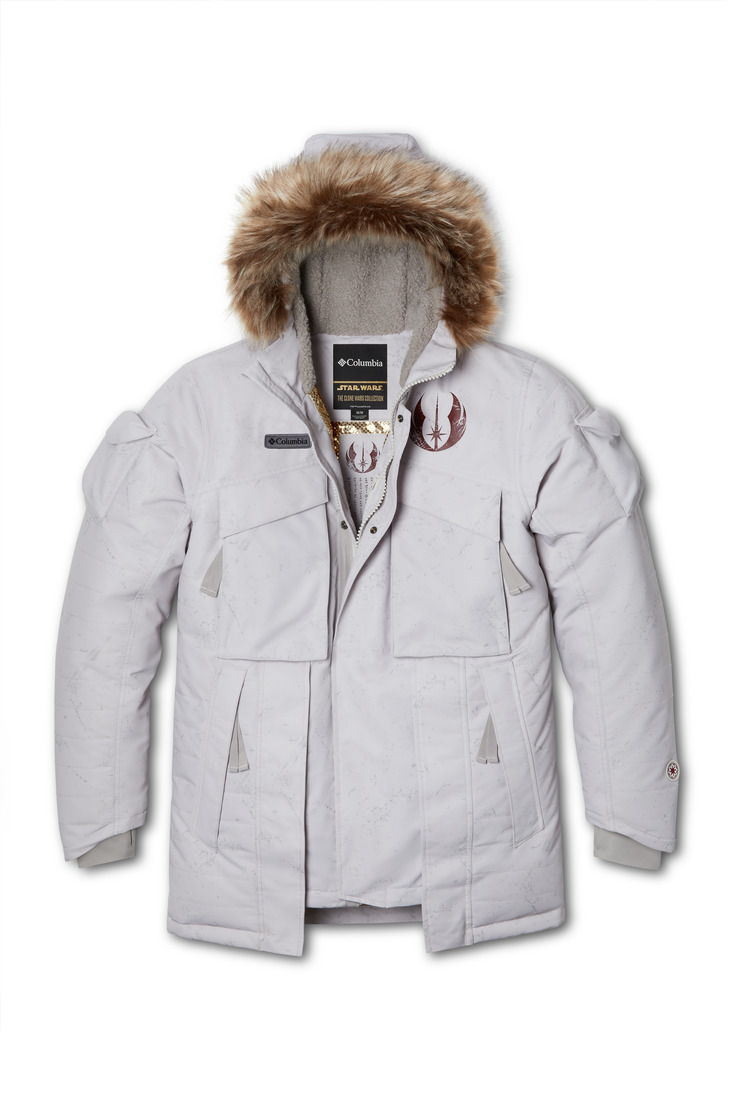 Columbia Sportswear lance une nouvelle ligne de manteaux d'hiver Star Wars inspirés de la "Guerre des clones". 14 Columbia Sportswear lance une nouvelle ligne de manteaux d'hiver Star Wars inspirés de la "Guerre des clones". - 13